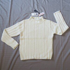 GapKids Girls Winter White Sweater w/Shiny Sequins  Size 7/8 NWT